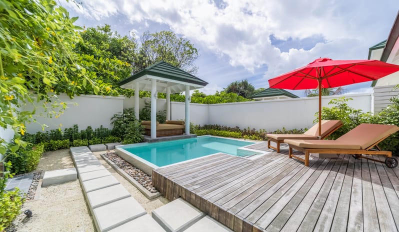 Siyam World - Three Bedroom Beach Residence Pool Area